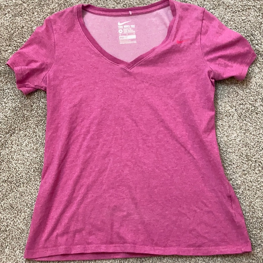 Nike Athletic Cut Dri-Fit Tee Pink (Medium)